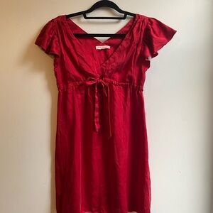 Vintage Betsey Johnson 100% Silk Babydoll Dress